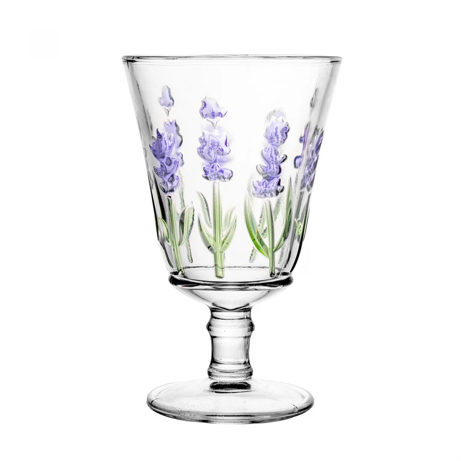 Conjunto Jarra com 6 Taças Lavanda