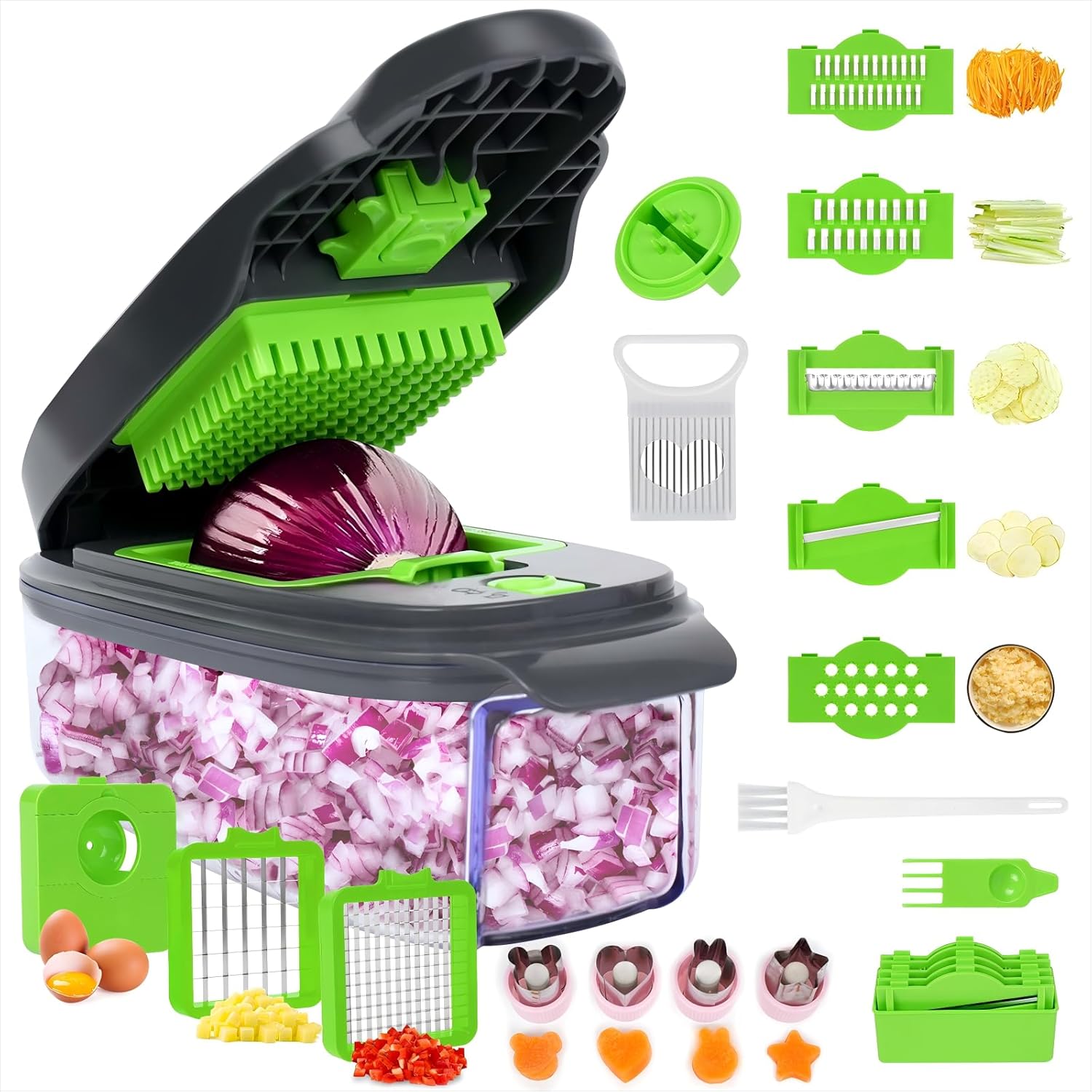 Cortador de Legumes 18 em 1 - Kitchen Pro™ + Faqueiro de Presente